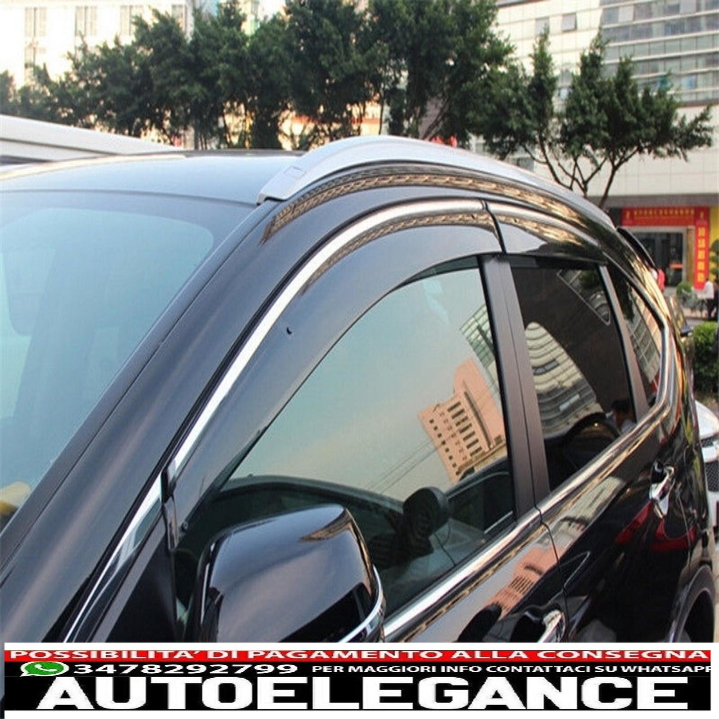 Portapacchi corrimano adatti per Honda Crv (2012-2016) iv generazione