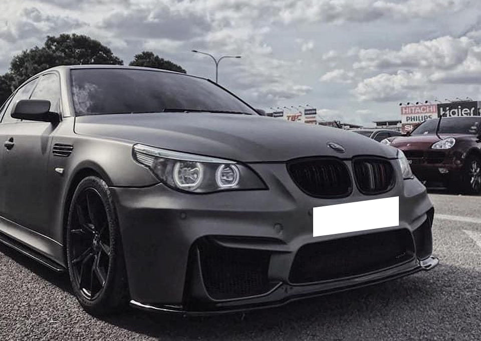 FRONT BUMPER SUITABLE FOR BMW 5 SERIES E60 E61 2003-2010 M4 LOOK