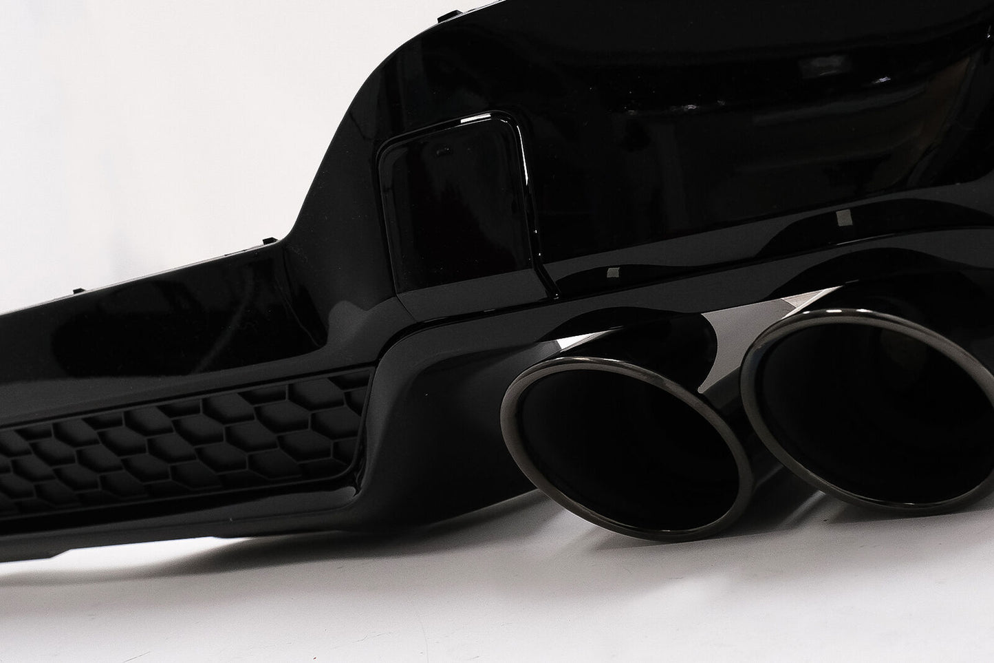 Paraurti diffusore doppi terminali di scarico per BMW X3 G01 LCI M-Sport 2021+ nero-mostra il titolo originaleTesto originaleStoßstange Diffusor Doppel Endrohre für BMW X3 G01 LCI M-Sport 2021+ Schwarz