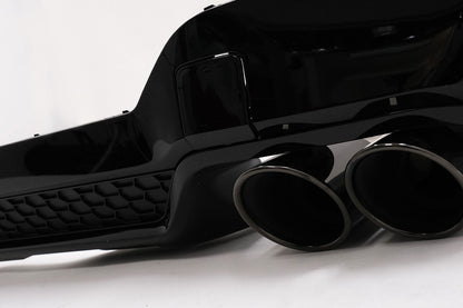 Paraurti diffusore doppi terminali di scarico per BMW X3 G01 LCI M-Sport 2021+ nero-mostra il titolo originaleTesto originaleStoßstange Diffusor Doppel Endrohre für BMW X3 G01 LCI M-Sport 2021+ Schwarz