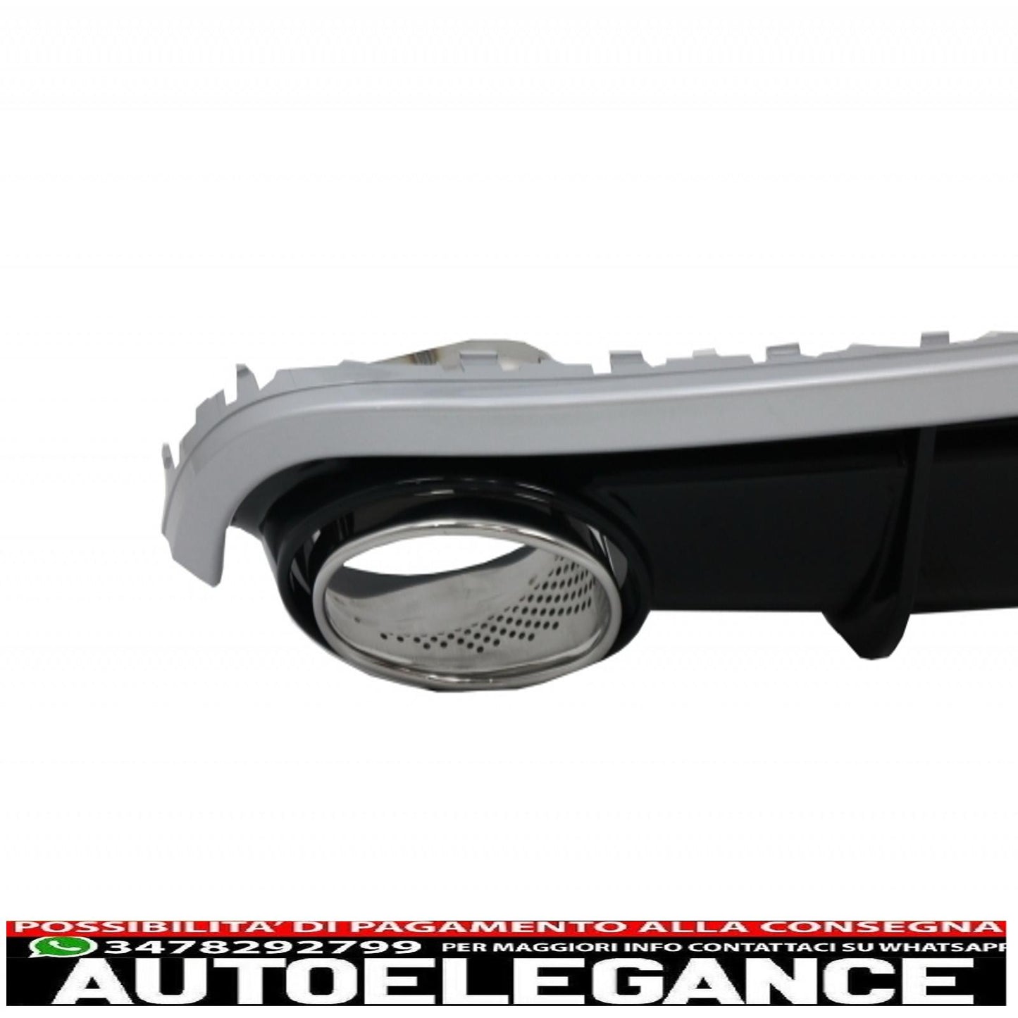 diffusore d'aria per paraurti e terminali di scarico con luci posteriori a LED adatti per audi a7 4g (2010-2014) design RS7