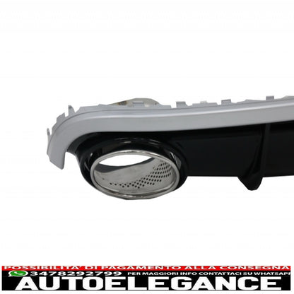 diffusore d'aria per paraurti e terminali di scarico con luci posteriori a LED adatti per audi a7 4g (2010-2014) design RS7