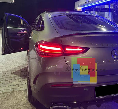BOOT SPOILER SUITABLE FOR MERCEDES GLE C167 COUPE 2019+ AMG LOOK GLOSSY BLACK 