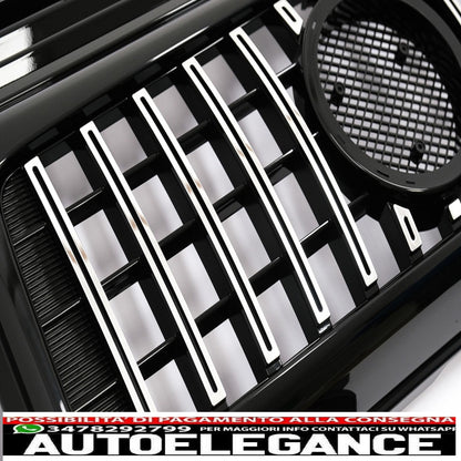 front grille suitable for mercedes g-class w463 (2002-2017) g63 gt-r panamericana design