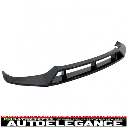 Front Bumper Spoiler Lip Fit For BMW X6 G06 X6M (2019-up) Piano Black