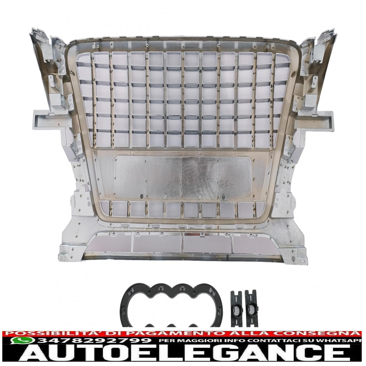 griglia anteriore adatta per audi q5 8r (2008-2011) cromata