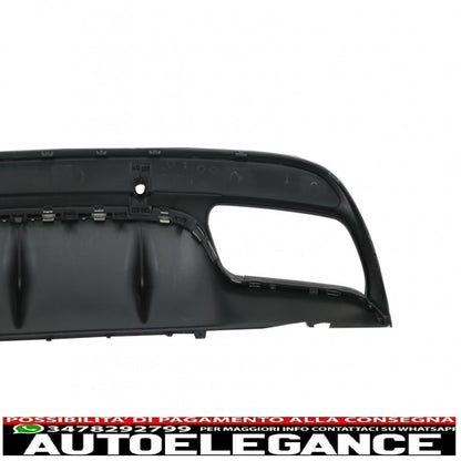 diffusore paraurti posteriore adatto per mercedes classe c w205 s205 (2014-2020) c63 design solo per sport pack black edition