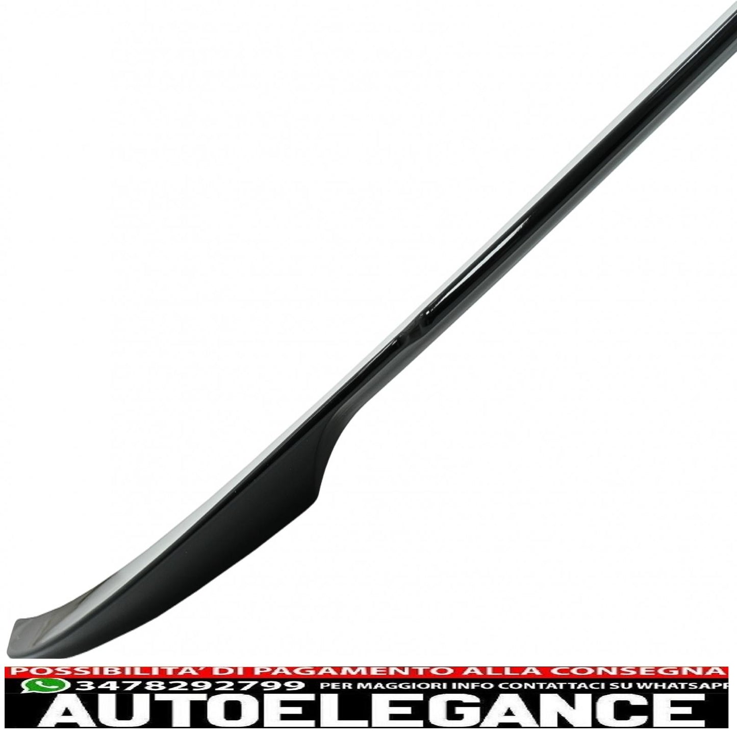 trunk spoiler suitable for bmw 4 series gran coupe f36 (2014-up) m4 csl design piano black 