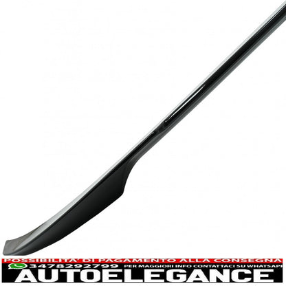 trunk spoiler suitable for bmw 4 series gran coupe f36 (2014-up) m4 csl design piano black 