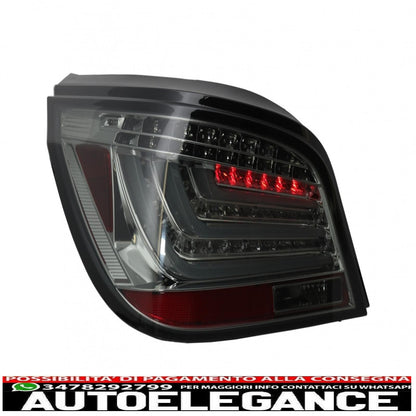 LED bar rear lights suitable for bmw 5 series e60 (2003-2007) smoke