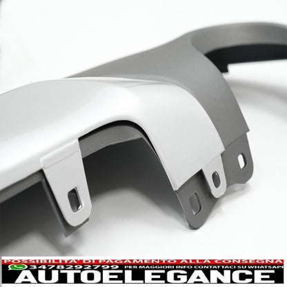 diffusore posteriore con terminali di scarico adatti per bmw x1 suv f48 (06.2015-up) m design sportivo
