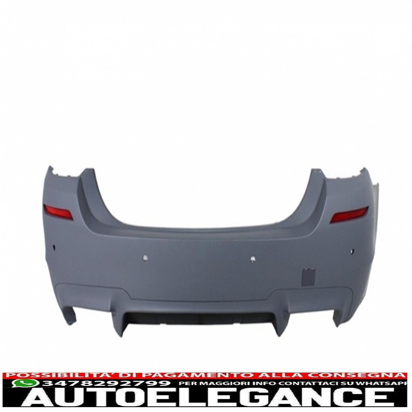 kit carrozzeria adatto per bmw serie 5 f10 (2011-2017) lci e nonlci m5 design con diffusore d'aria pdc sra