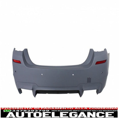kit carrozzeria adatto per bmw serie 5 f10 (2011-2017) lci e nonlci m5 design con diffusore d'aria pdc sra