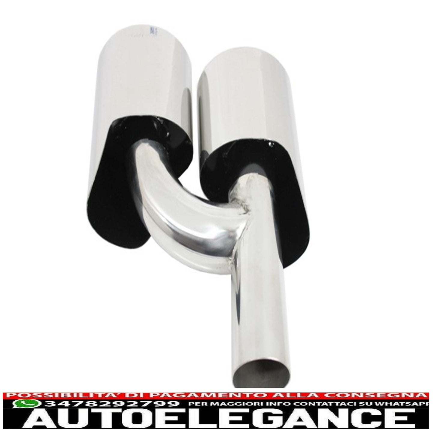 Exhaust muffler tips suitable for mercedes c class e class s class cls sl slk w204 w211 w221 w219 e63 c63 design