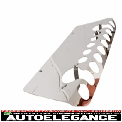 pacchetto skid plate protezione da corsa con luci drl adatto per mercedes classe g w463 (1989-2017) a-design con paraurti anteriore g65 a-design