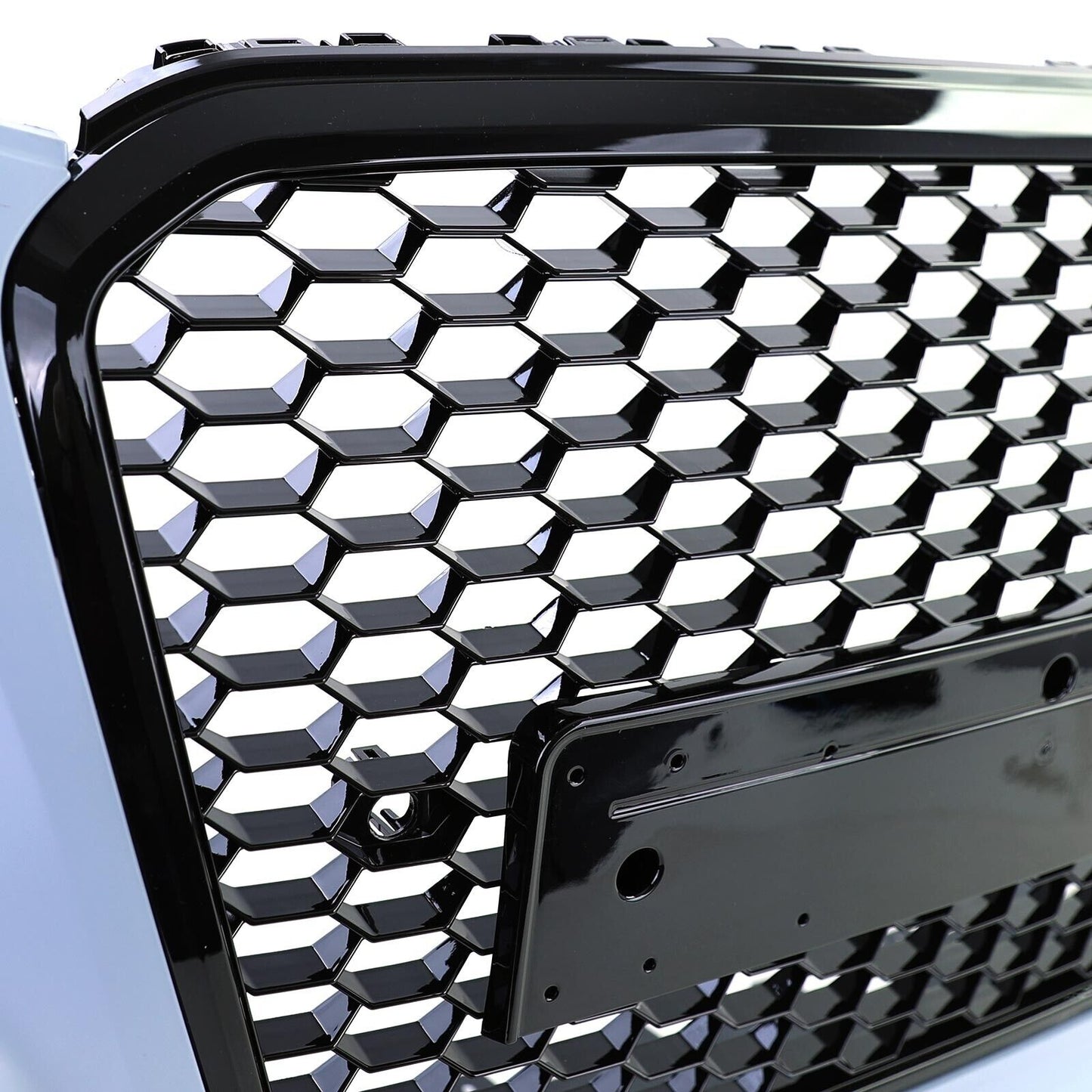 Front Bumper + Grille Without Emblem Black Fit For Audi Q5 8R 2012-2016