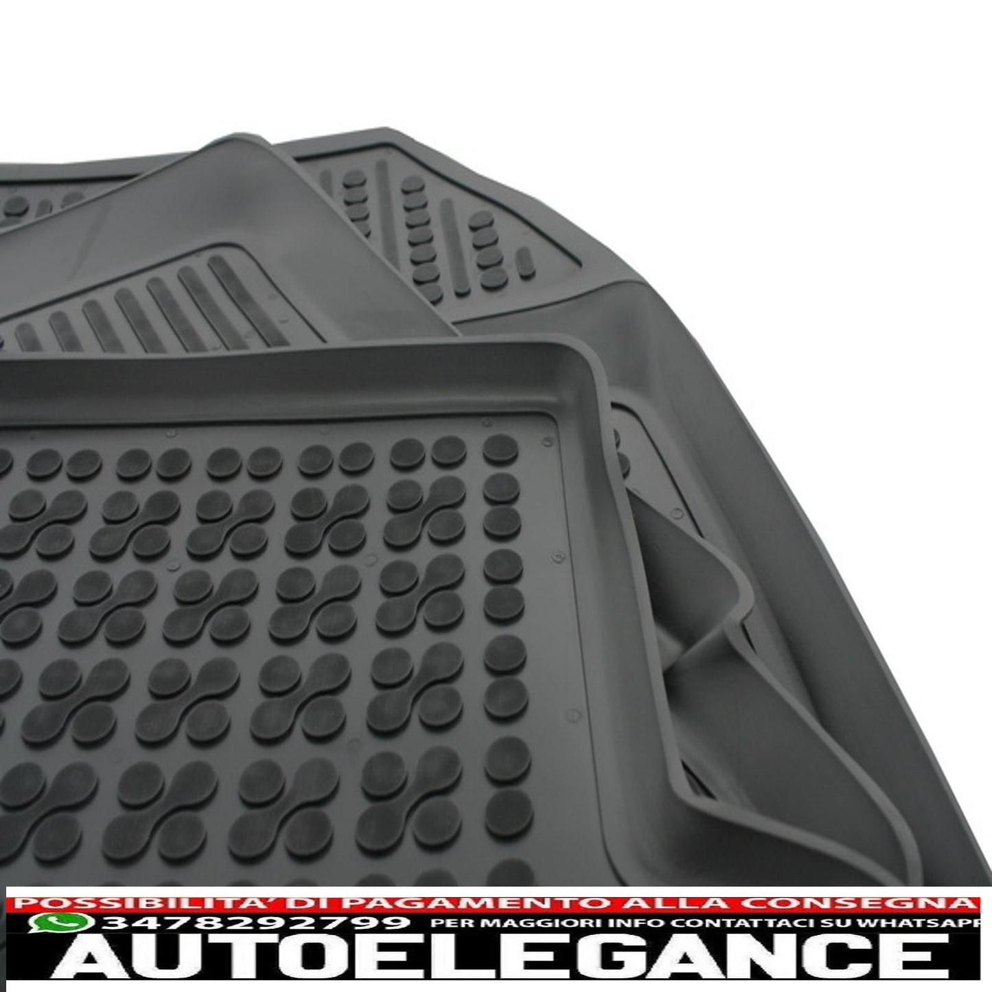 Black mat suitable for renault laguna iii 10/2007-2015