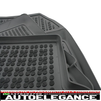 Black mat suitable for renault laguna iii 10/2007-2015