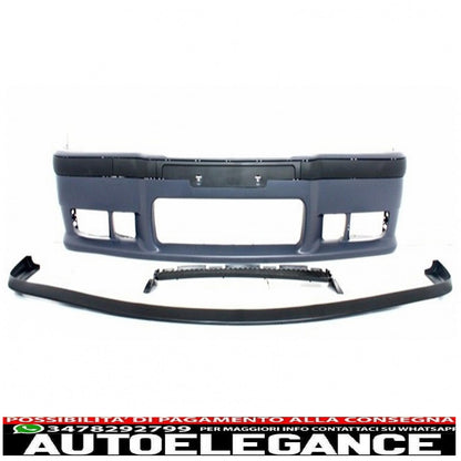 kit carrozzeria completo adatto per bmw serie 3 e36 1992-1998 design m3 con minigonne laterali fendinebbia