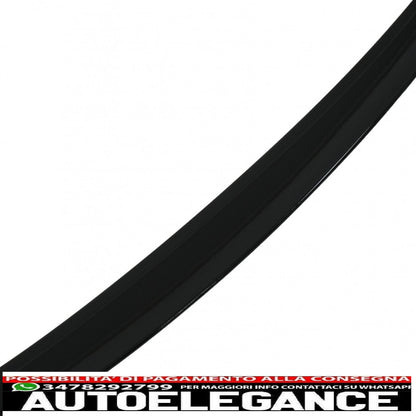 trunk spoiler suitable for audi a5 f5 sportback (2017-up) piano black 