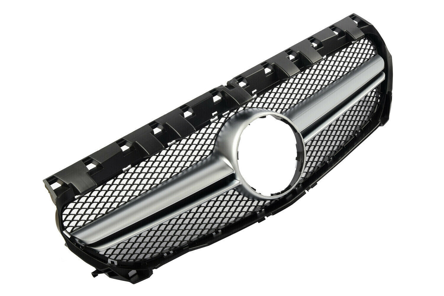 FRONT GRILLE MERCEDES CLA W117 2013+ AMG GRILLE SATIN PROFILE -