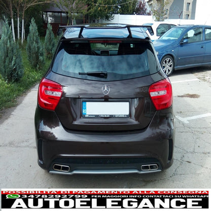 Trunk Spoiler Boot Lid Spoiler Suitable for Mercedes Benz A-Class W176 (2012-2018) Design A45
