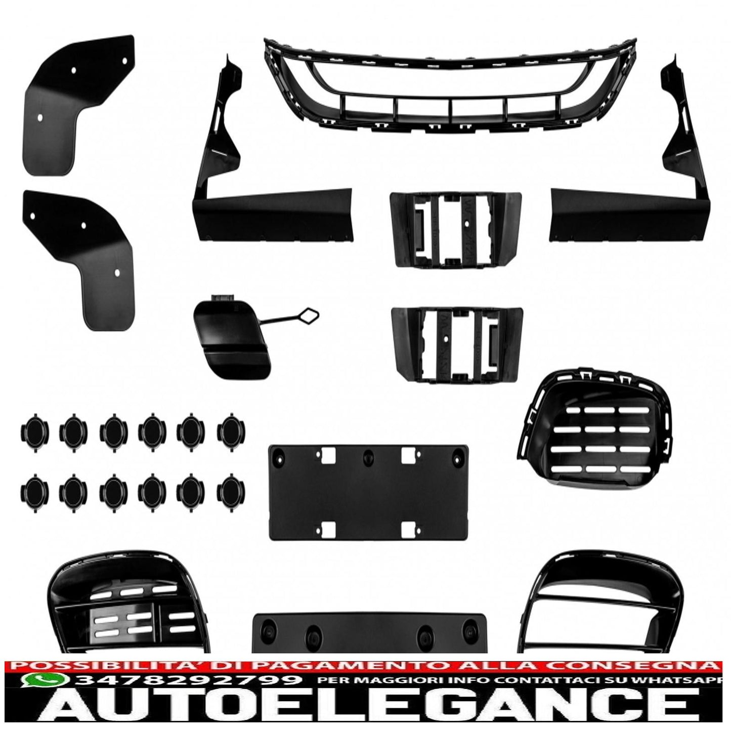 body kit suitable for mercedes s-class w222 restyling (2013-06.2017) design s63