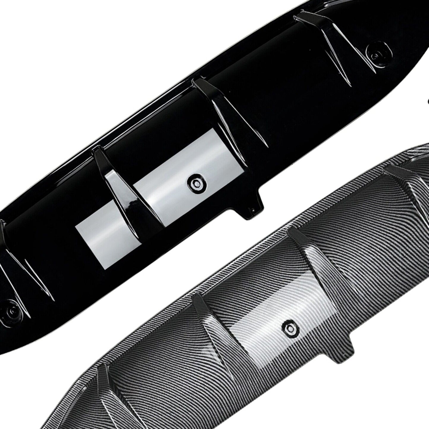 DIFFUSORE POSTERIORE ADATTO PER MERCEDES-BENZ GLC X254 LOOK CARBONIO