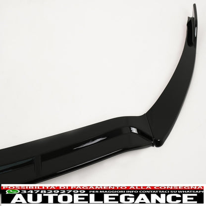 Front Bumper Spoiler Lip Fit For Mercedes Cla X118 C118 Sport Line Cla35 (2019-2023) Piano Black
