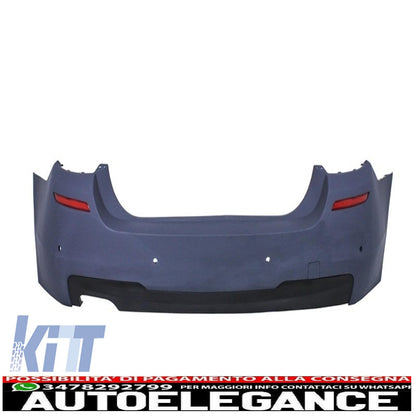 complete body kit suitable for bmw f11 5 series touring (station wagon, estate, avant) (from 2011 onwards) m-technik design with acs-look exhaust tips