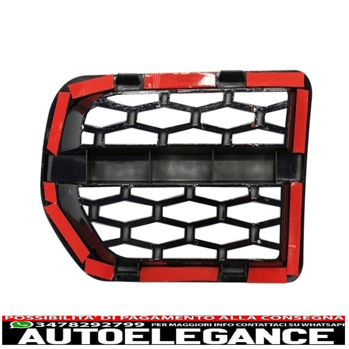 side air intake suitable for land rover discovery iii l319 (2006-2009) hawke autobiography design black 