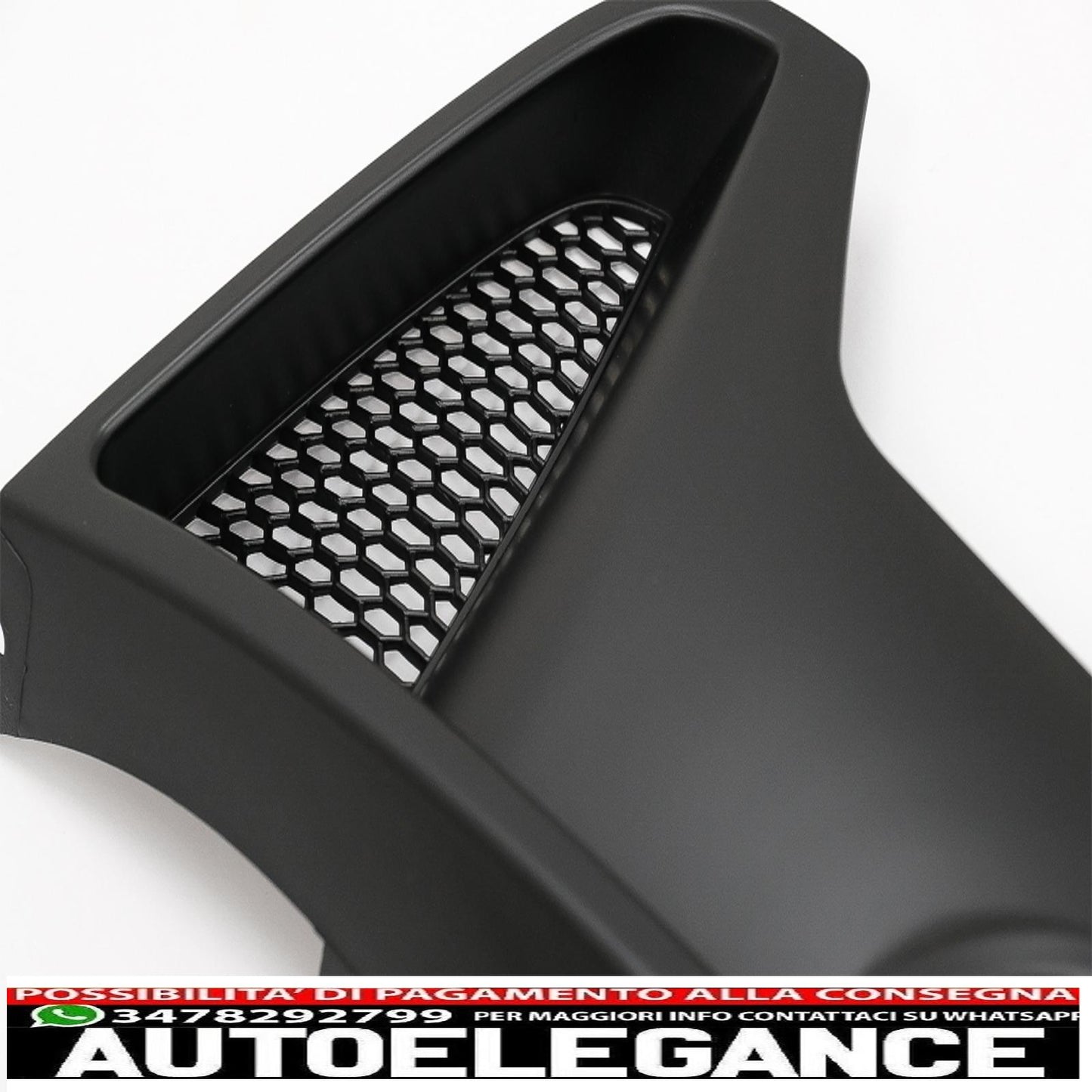 diffusore paraurti posteriore adatto per bmw serie 4 f32 f33 f36 (2013-2019) coupe cabrio m design doppia doppia uscita