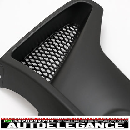 diffusore paraurti posteriore adatto per bmw serie 4 f32 f33 f36 (2013-2019) coupe cabrio m design doppia doppia uscita