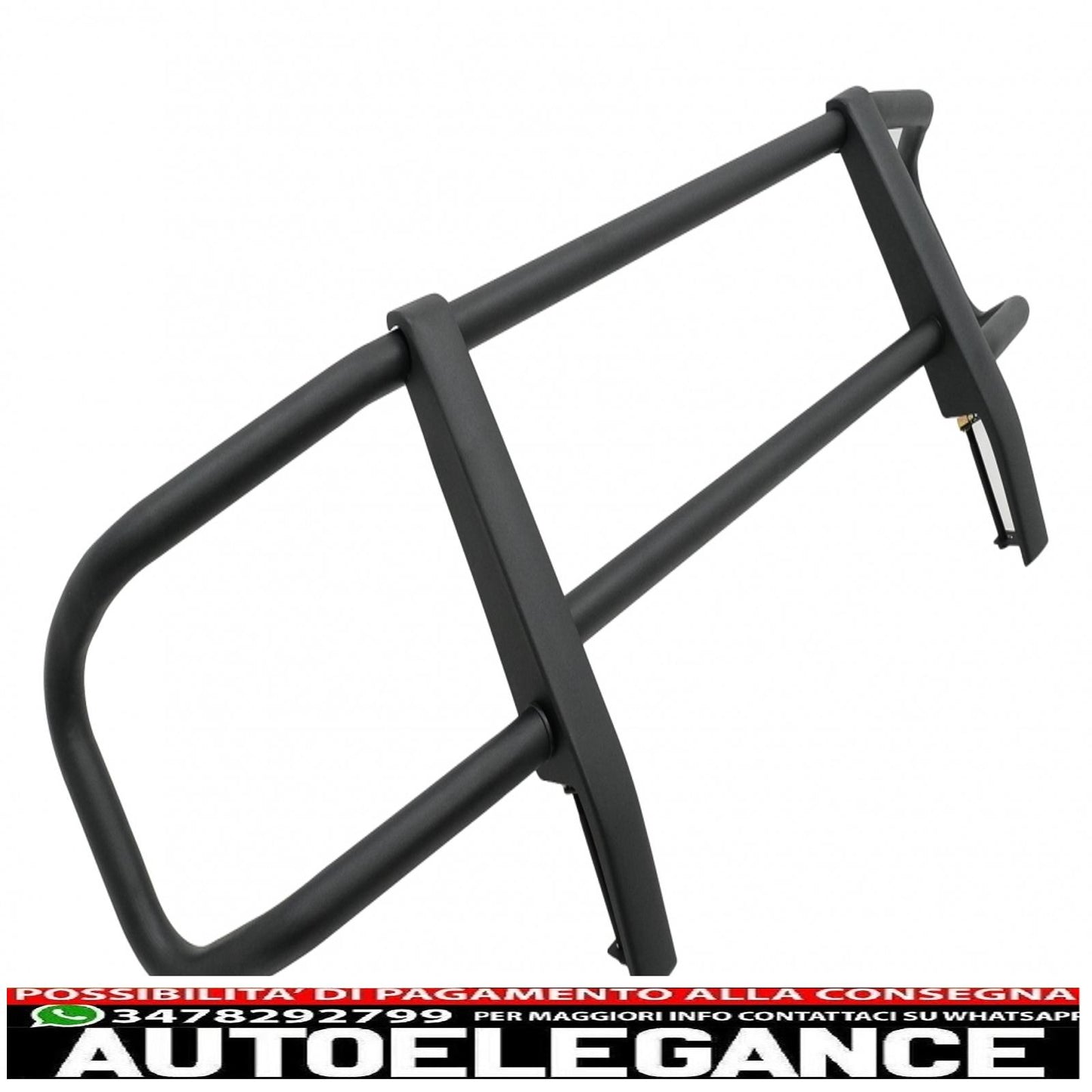 paraurti anteriore con bullbar nero adatto per mercedes classe g w463 (1989-2017) design g65