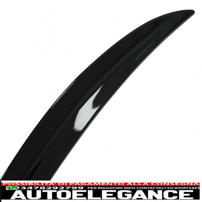 Trunk Spoiler Suitable for BMW 2 Series F22 F23 F87 (2014-2020) Piano Black 