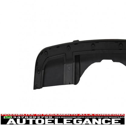 kit carrozzeria paraurti anteriore, diffusore d'aria e coperture degli specchietti adatti per BMW X5 F15 (2014-2018) pacchetto aerodinamico M Technik Sport Design nero pianoforte