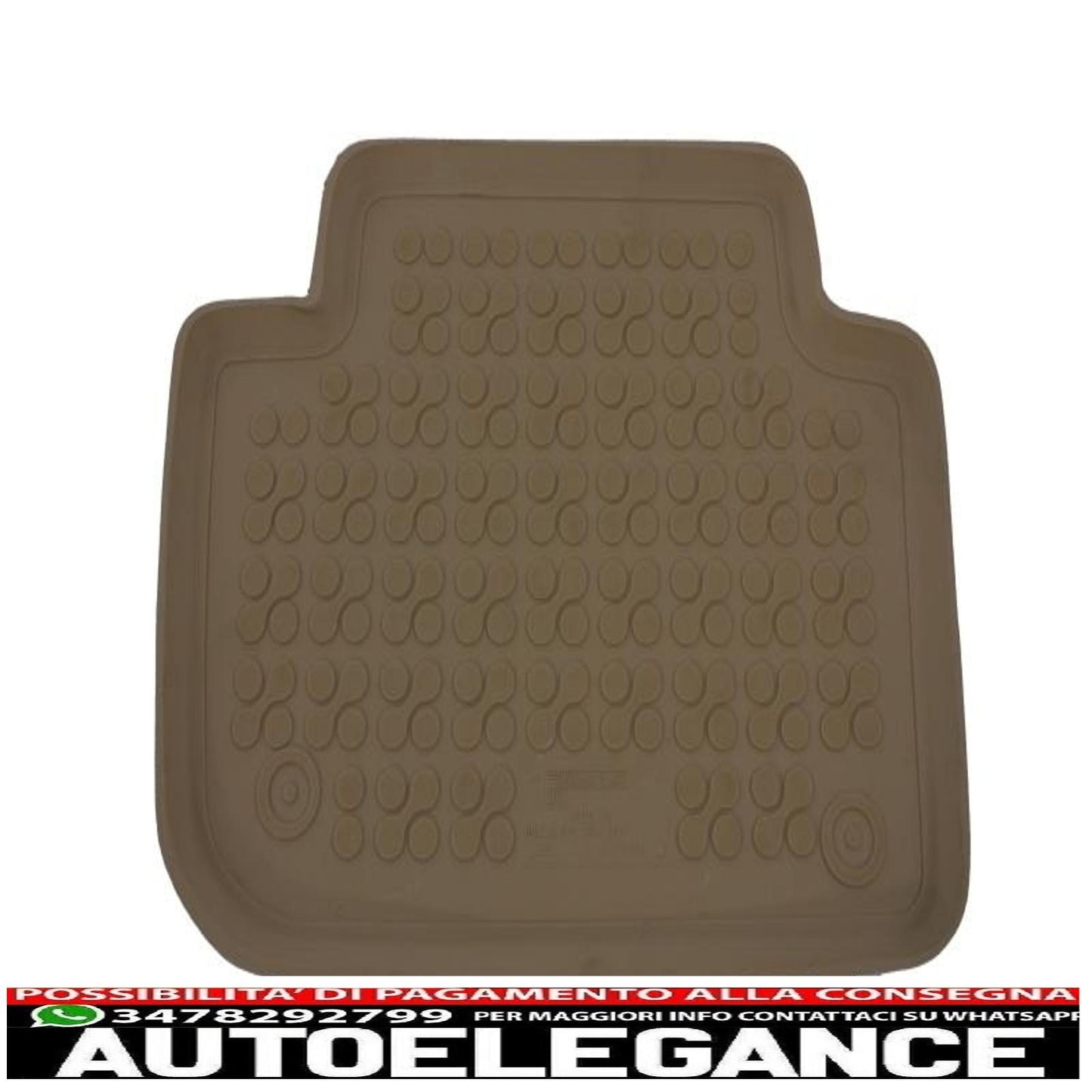 Beige rubber car mats suitable for bmw x3 e83 (2004-2010)
