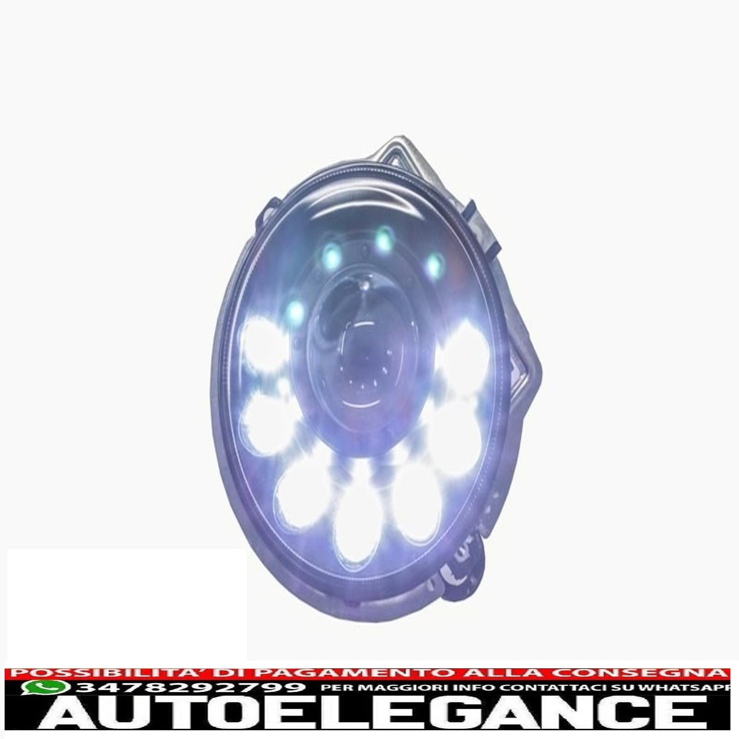 led headlights suitable for mercedes g-class w463 (1989-2012) black bi-xenon design 