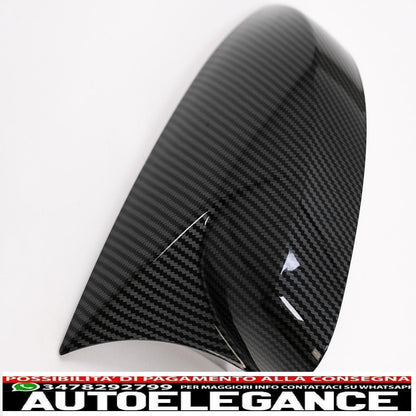 calotte specchietti adatte per audi a3 8v rs3 cabriolet limousine sportback (2012-2019) bat look carbonio AUTOELEGANCERICAMBI