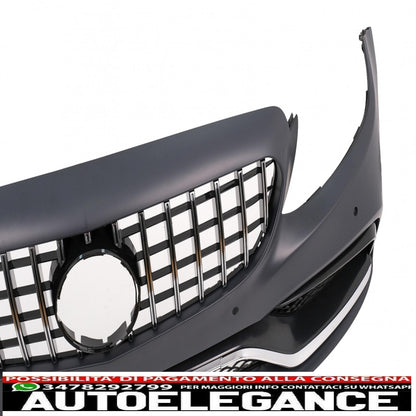 body kit suitable for mercedes c-class w205 sedan (2014-2018) gt-r design