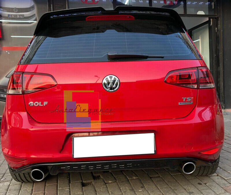 DIFFUSER SUITABLE FOR VW GOLF 7 2012-2017 GTI LOOK 1+1 GLOSSY BLACK LOOK 