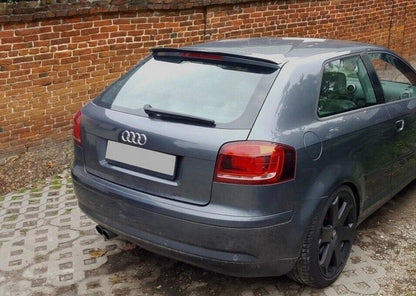ALA AGGIUNTIVA PER AUDI A3 8P 3 PORTE SPORTBACK SPOILER TETTO SPORTIVO ABS 0039 AUTOELEGANCERICAMBI