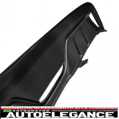 Rear Bumper Diffuser Suitable For Toyota Yaris Mk4 XP210 (2020-up) Piano Black