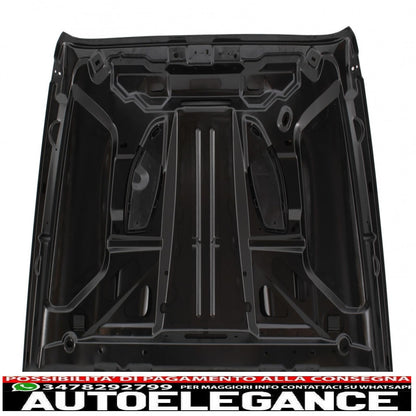 cofano adatto per Jeep Wrangler 2d e 4d (2007-2017) 10° anniversario design hard rock AUTOELEGANCERICAMBI