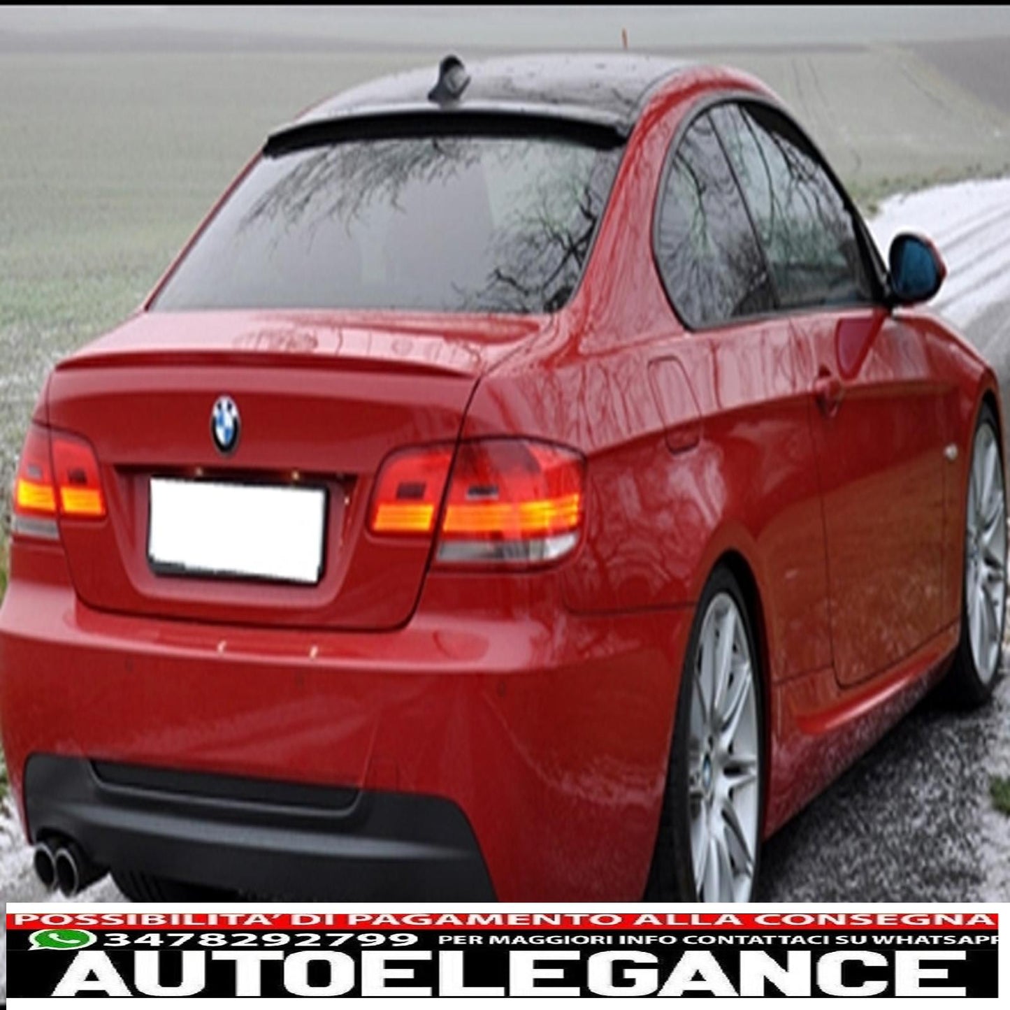 rear bumper suitable for bmw 3 series e92 e93 cabrio coupe (2006-2013) pre lci lci m-technik design