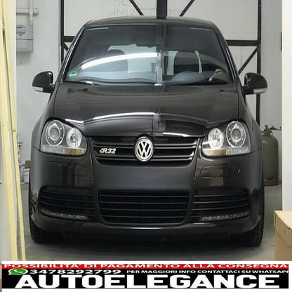 griglia anteriore adatta per vw golf 5 v (2003-2009) r32 design nera