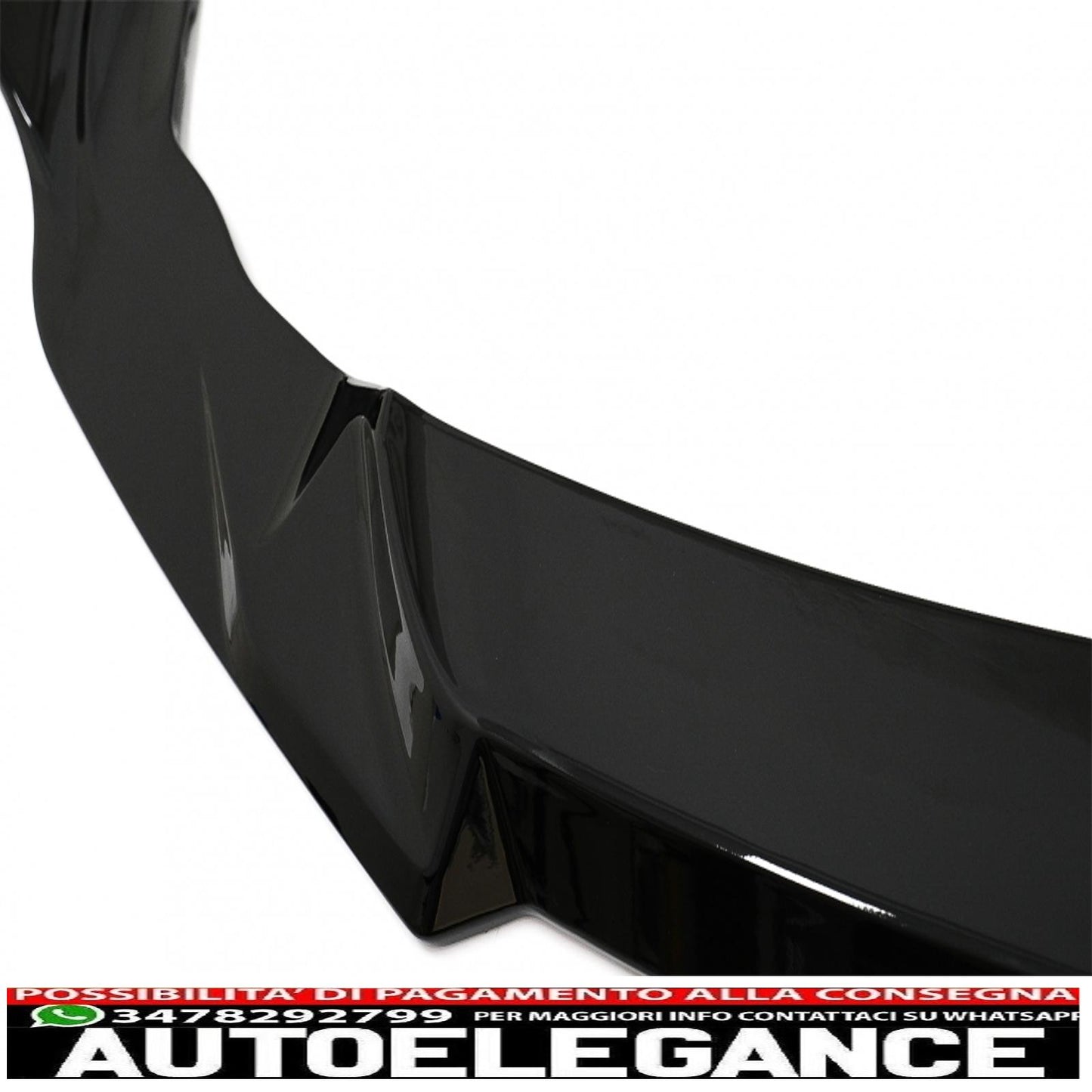 Front Bumper Spoiler Fit For BMW 2 Series F87 M2 (2016-2020) Piano Black 