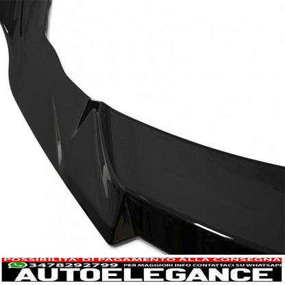 Front Bumper Spoiler Fit For BMW 2 Series F87 M2 (2016-2020) Piano Black 