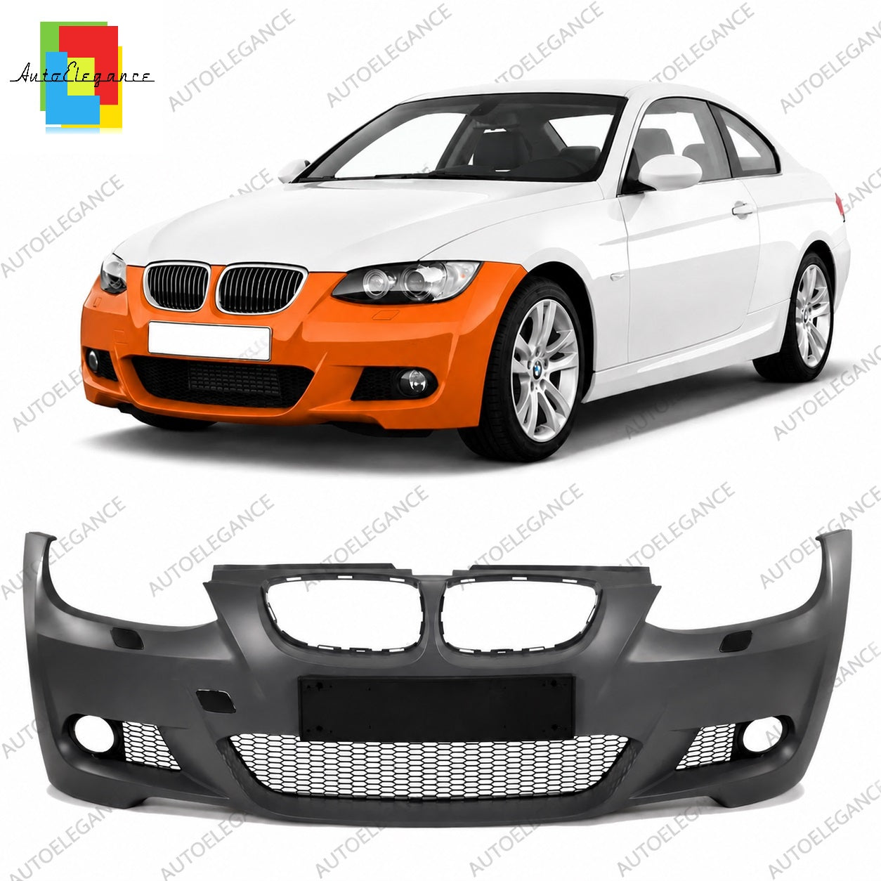 👉Paraurti anteriore adatto per BMW Serie 3 E92 E93 2006-2010👈