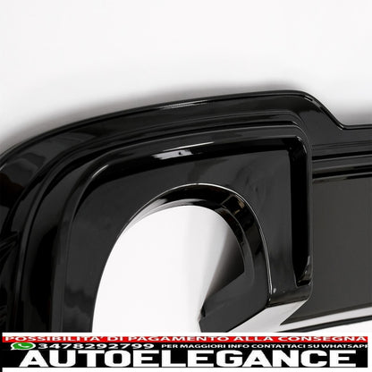 Diffusore mantovana paraurti posteriore adatto per audi a3 8v facelift (2016-2019) hatchback sportback rs3 solo design paraurti s-line pianoforte nero